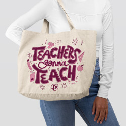 Teacher gonna teach (Τσάντα  Αγοράς)